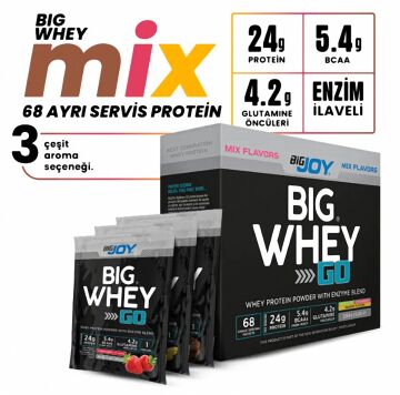 Bigjoy BIGWHEYGO Whey Protein 68 Servis