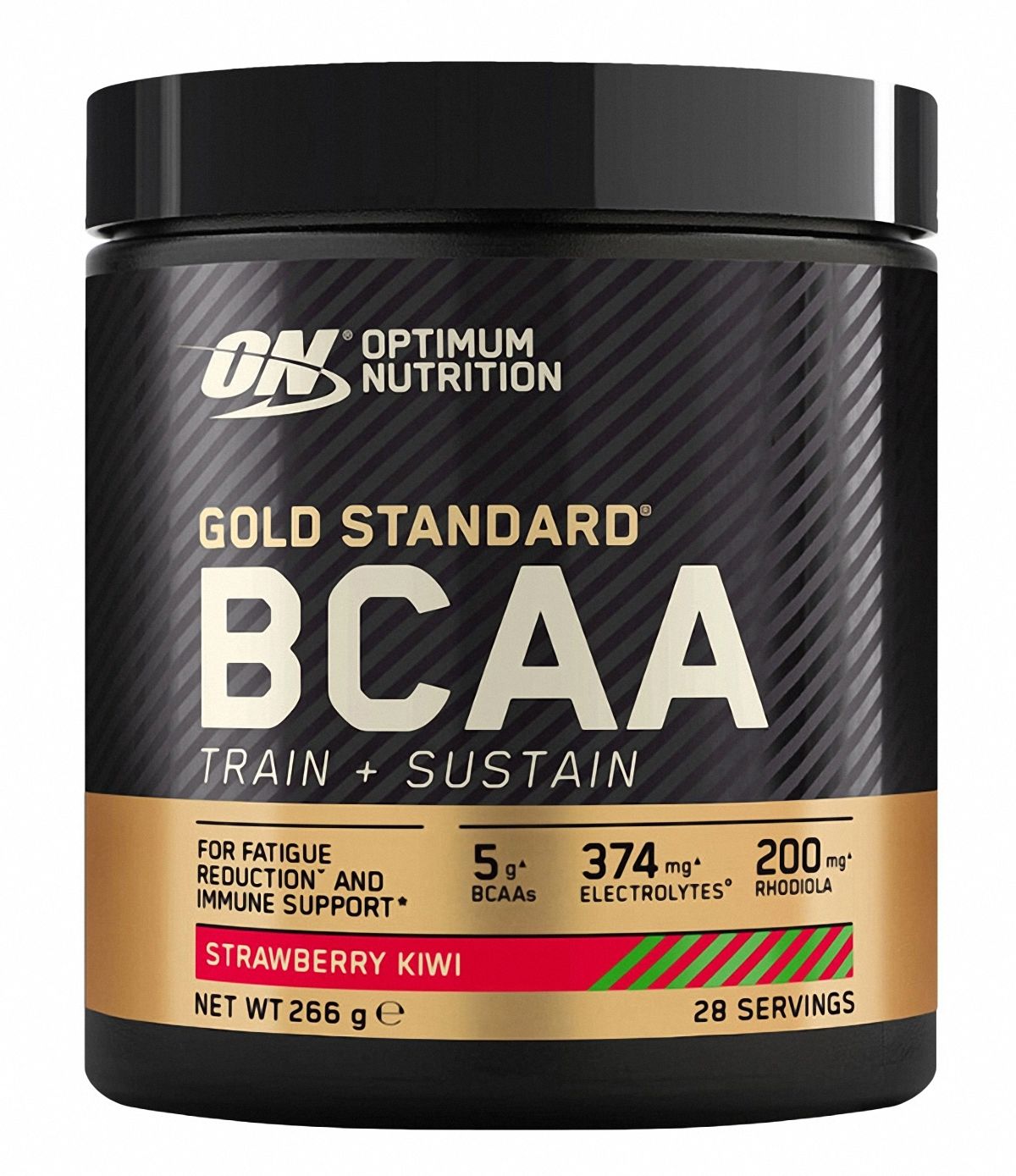 Optimum Nutrition Gold Standart Bcaa Treni + Sustain 266 gr (Çilek-Kivi)