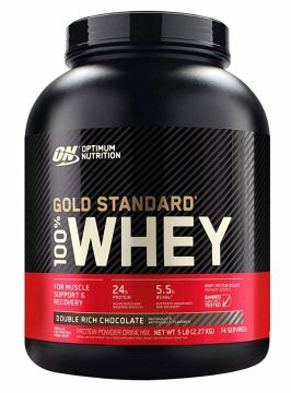 OPTIMUM Gold Standart Whey 2273 gr Double Rich Chocolate
