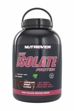 Nutrever Whey Isolate Protein 1800 Gr ÇİKOLATA Aromalı