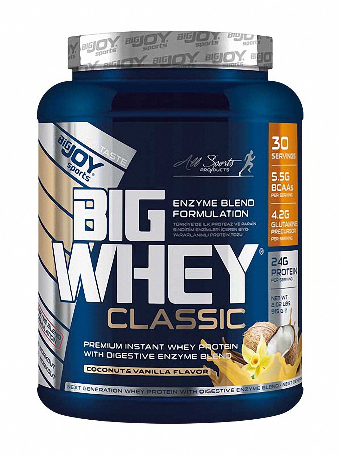 Big Joy Big Whey Classic Whey Protein 915 Gr Hindistan Cevizi & Vanilya