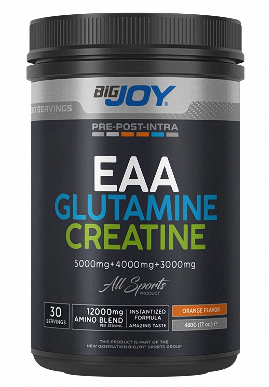 Big Joy EAA + Glutamine + Creatine 480 Gr PORTAKAL AROMALI