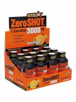 Zero Shot 60 mL 3000Mg L-Carnitine 12 Adet PORTAKAL AROMALI