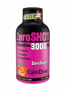 Zero Shot 60 mL 3000Mg L-Carnitine 12 Adet ŞEFTALİ AROMALI