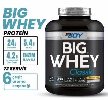 Big Joy Big Whey Classic Whey Protein 2376 Gr Bisküvi