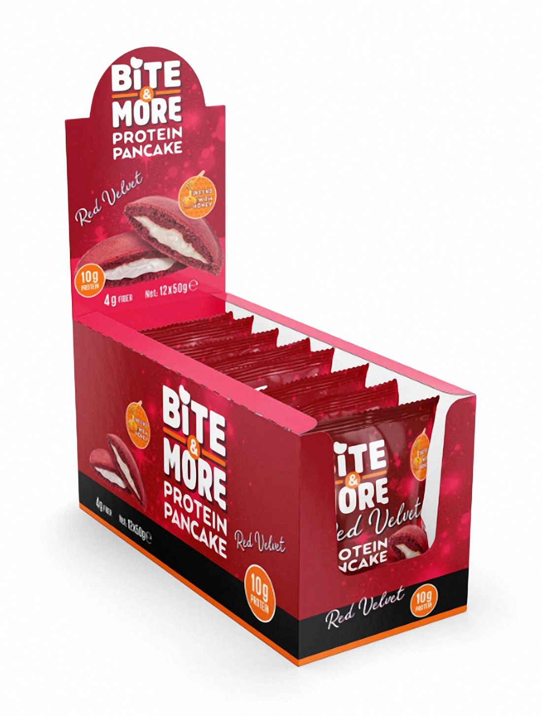 BİTE MORE PROTEİN PANCAKE (50 GR) - 12 ADET BEYAZ ÇİKOLATA AROMALI