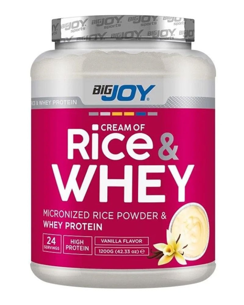 Big Joy Cream of Rice and Whey 1200 Gr VANİLYA AROMALI