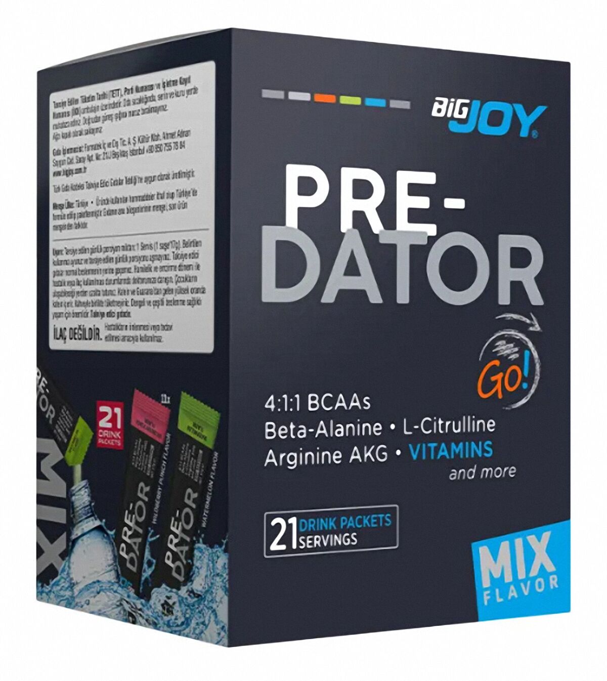 Big Joy PreDator Go! 21 Drink Packets
