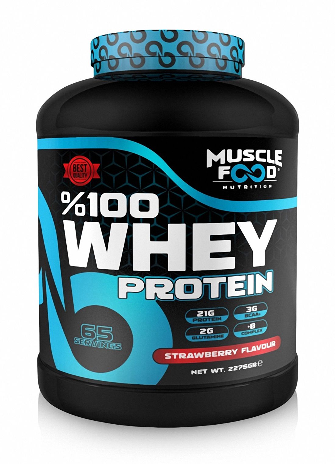 Muscle Food Nutrition Whey Protein 2275 Gr Çilek