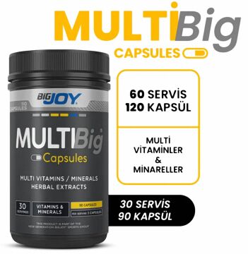 Big Joy Sports Multibig Vitamin Mineral 90 Kapsül