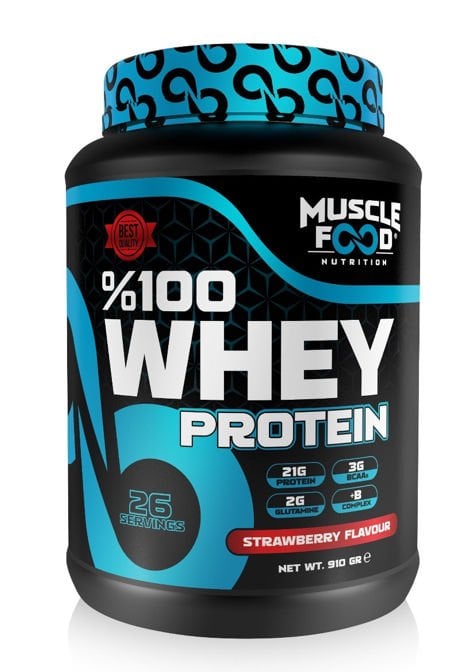 Muscle Food Nutrition Whey Protein 910 Gr Çilek