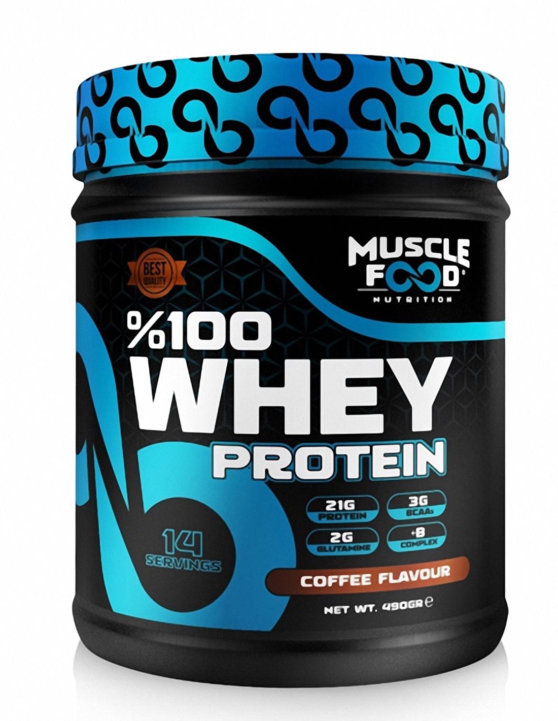 Muscle Food Nutrition Whey Protein 490 Gr kahve
