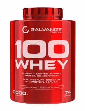 Galvanize Nutrition 100 Whey Protein 74 servis 2000 gr Belçika Çikolatası