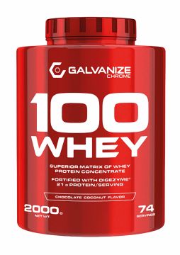 Galvanize Nutrition 100 Whey Protein 74 servis 2000 gr Cappuccino