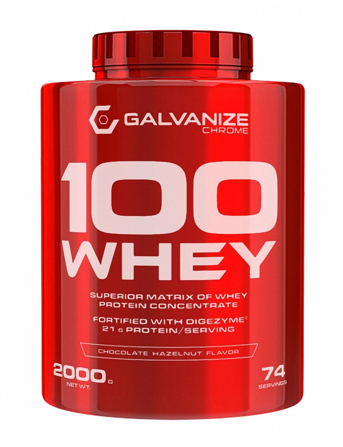 Galvanize Nutrition 100 Whey Protein 74 servis 2000 gr Çikolatalı Fındık