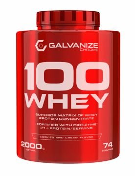 Galvanize Nutrition 100 Whey Protein 74 servis 2000 gr Kurabiye
