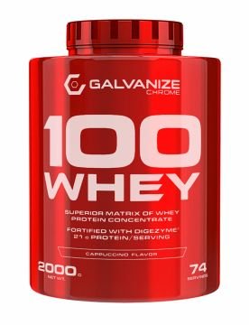 Galvanize Nutrition 100 Whey Protein 74 servis 2000 gr Cappuccino