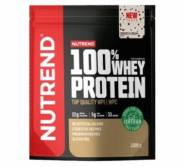 Nutrend %100 Whey Protein 1000 Gr Cookies Ice Cream (Kurabiyeli Dondurma)