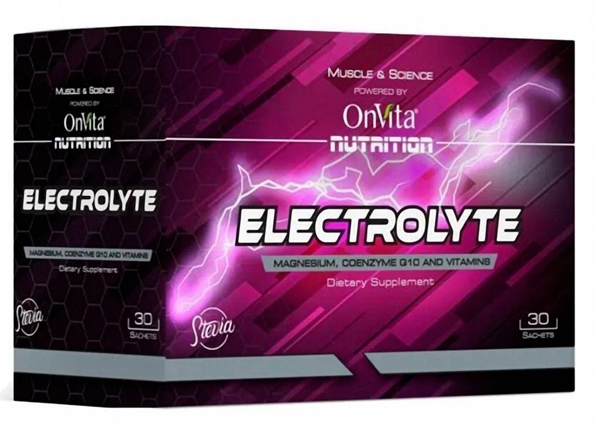 Onvita Nutrition Electrolyte Elektrolit, Magnezyum, Koenzim Q10 Ve Vitaminler 30 Saşe