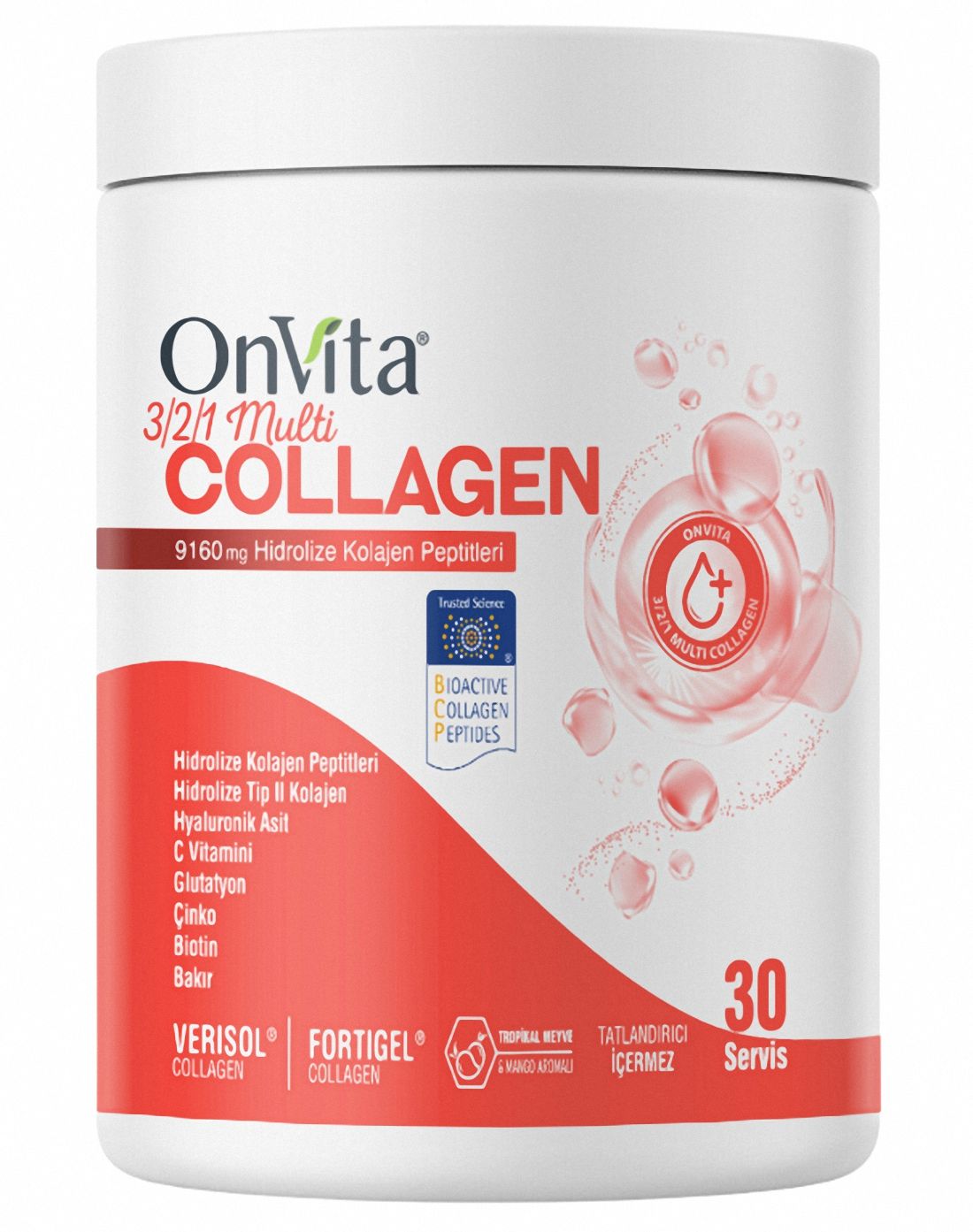 Onvita Nutrition Multi Collagen 3-2-1 Toz Kolajen 30 Servis