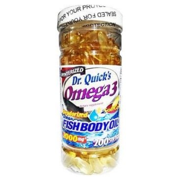 Dr. Quick's Omega 3 Fishbodyoil 2000mg 200 Soft Gel