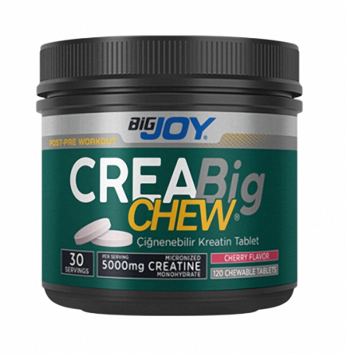Bigjoy Sports Creabig Chew Vişne 120 Chewable Tablet