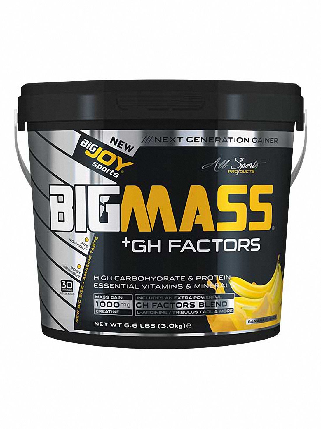 Big Joy Big Mass +GH Factors 3000 Gr Muz