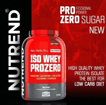 Nutrend Isolate Whey Prozero 2250 Gr ÇİKOLATA Aromalı