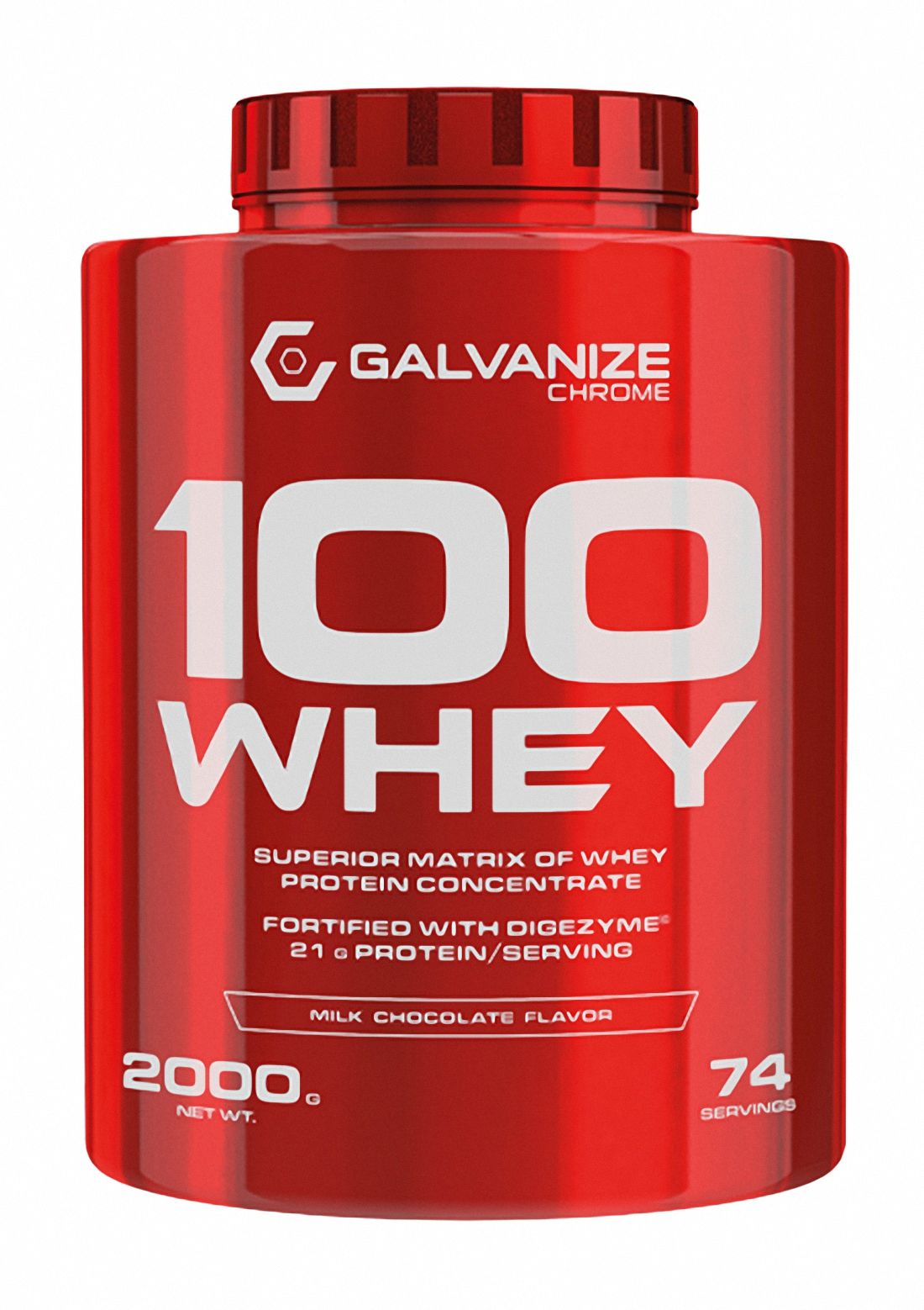 Galvanize Nutrition 100 Whey Protein 74 servis 2000 gr Milk Chocolate