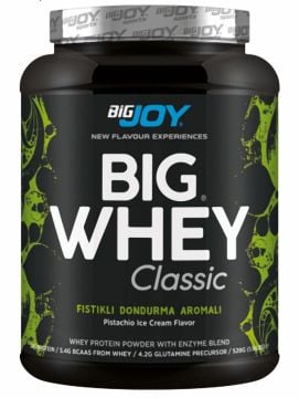 Bigjoy BIGWHEY Whey Protein Classic ANTEP FISTIKLI DONDURMA 560g 16 Servis