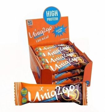 Uniq2go Chocolight Portakal Parçacıklı Protein Bar 40gr - 16 Adet