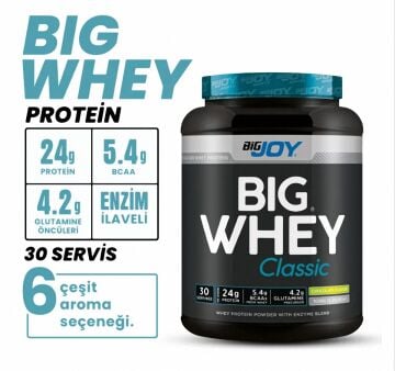 Big Joy Big Whey Classic Whey Protein 915 Gr Çilek