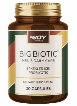 Bigjoy Vitamins Mens Bigbiotic 30 Kapsül
