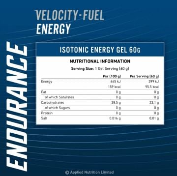 Applied Endurance Isotonic Energy Gel 60 gr Energy Burst 20 Adet