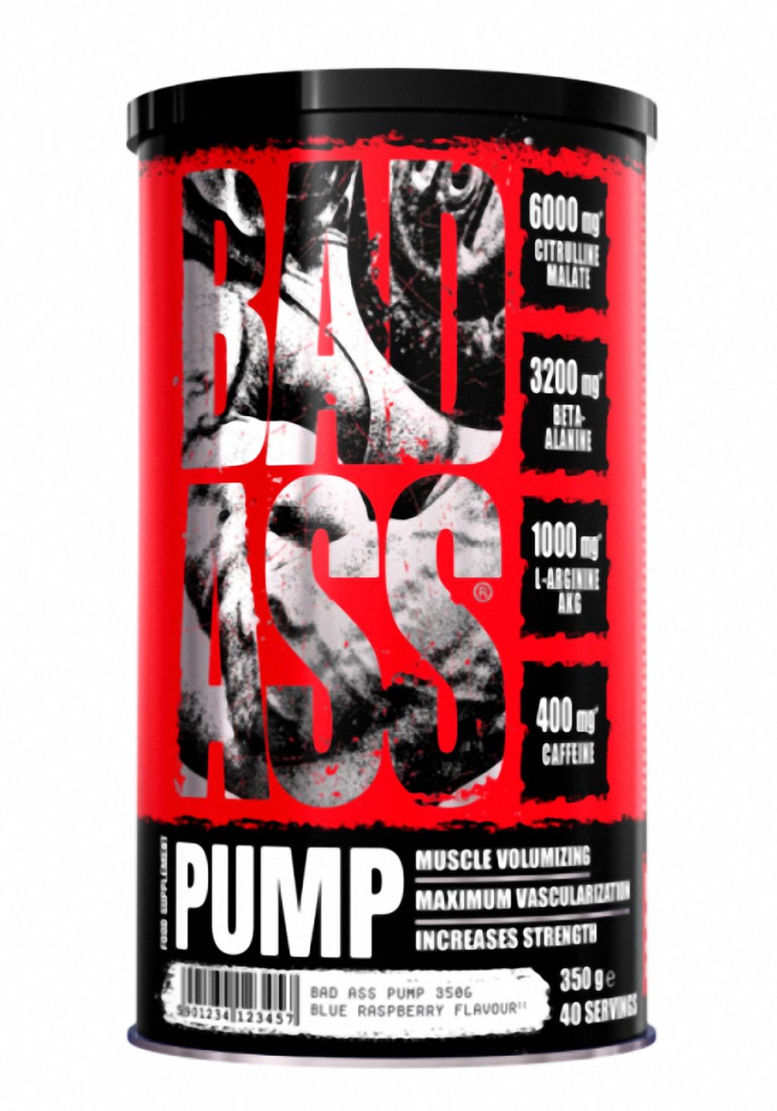 Bad Ass PUMP PREWORKOUT 350 GR Portakal Mango Aromalı