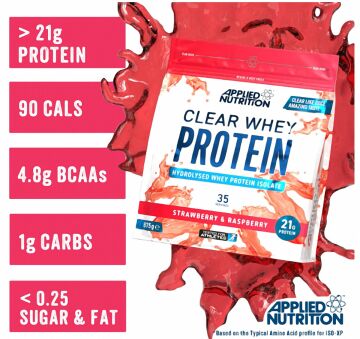 Applied Nutrition Clear Whey Isolate Strawberry & Raspberry Aromalı