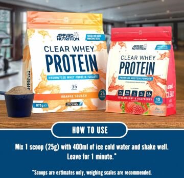 Applied Nutrition Clear Whey Isolate Strawberry & Raspberry Aromalı