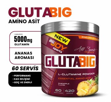 Big Joy Gluta Big % 100 Glutamine Powder 420 Gr