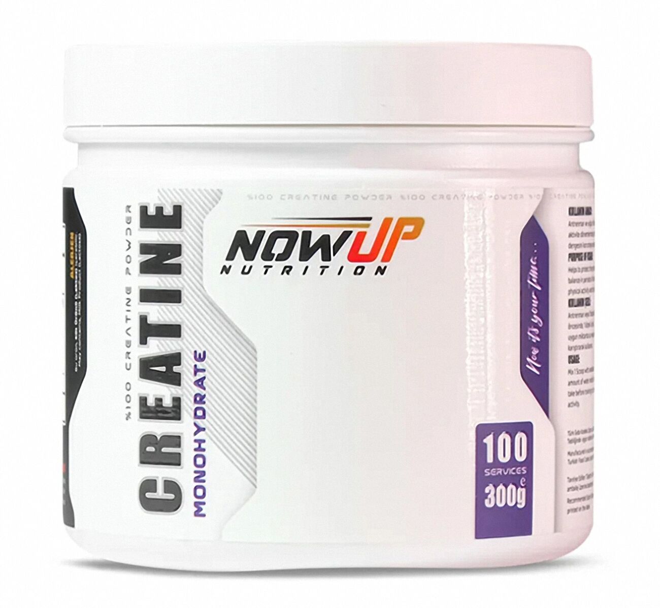Nowup Nutrition PURE Creatine | Katkısız & Aromasız Saf Creatine Monohydrate