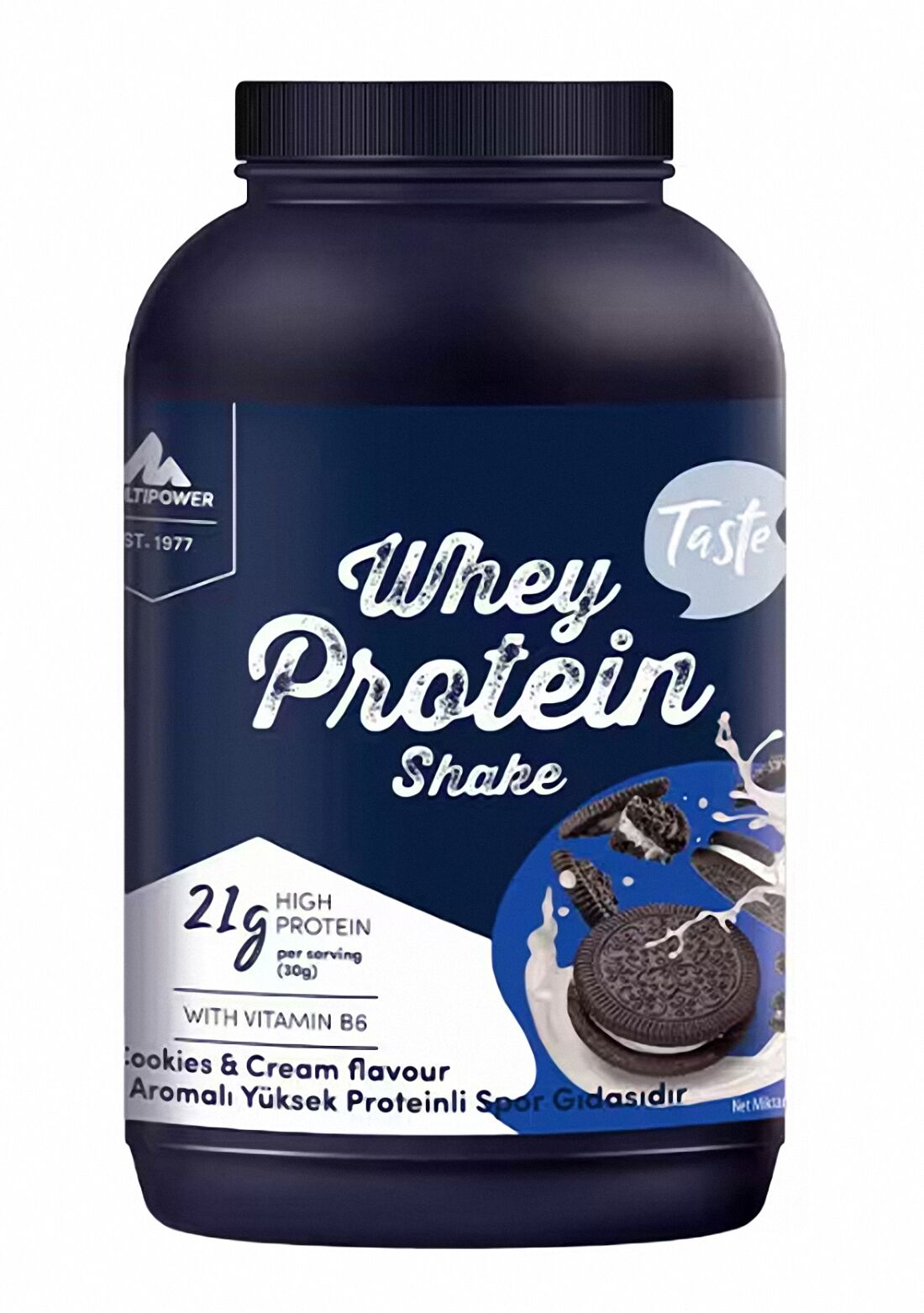 Multipower Whey Protein Shake 900 Gr KURABİYE Aromalı