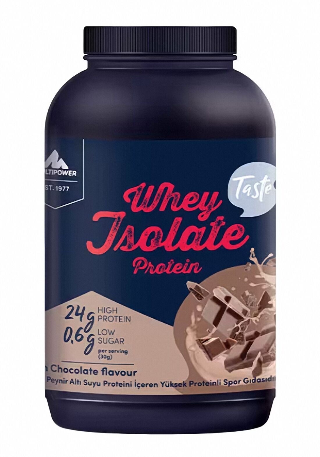 Multipower %100 Whey Isolate Protein 900 Gr ÇİKOLATA Aromalı