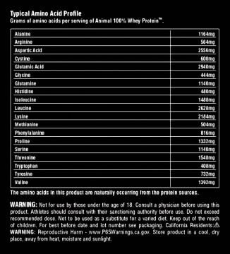 Universal Animal 100% Whey Protein VANİLYA Aromalı 2,3 kg