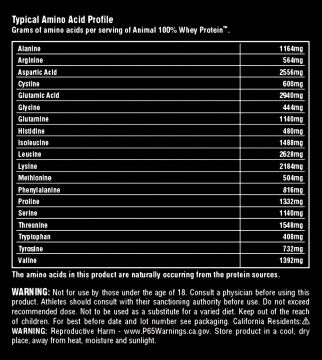 Universal Animal 100% Whey Protein VANİLYA Aromalı 908 gr