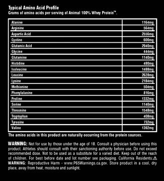 Universal Animal 100% Whey Protein VANİLYA Aromalı 454 gr