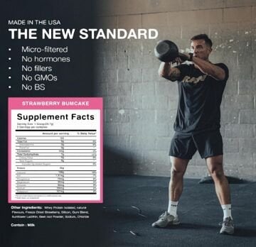 RAW Whey Protein Isolate ÇİLEK Aromalı 775 gr 25 servis