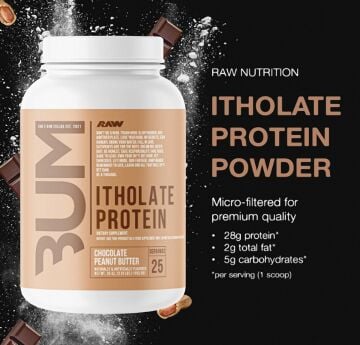 RAW Whey Protein Isolate ÇİKOLATA FISTIK EZMESİ Aromalı 775 gr 25 servis