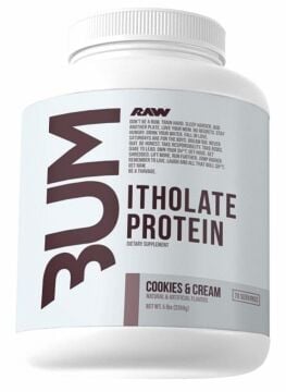 RAW Whey Protein Isolate COOKİES & CREAM Aromalı 2,33 kg 76 servis