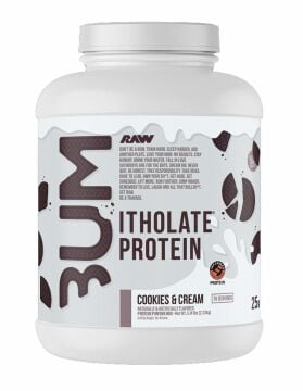 RAW Whey Protein Isolate COOKİES & CREAM Aromalı 2,33 kg 76 servis