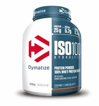 DYMATIZE ISO 100 Hydrolyzed Whey Protein Isolate 2275 gr - ÇİKOLATA Aromalı