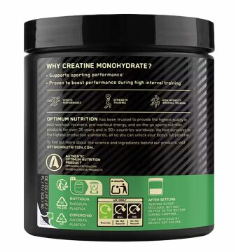Optimum Micronized Creatine Powder 247.5 Gr BLUE RASSBERRY Aromalı